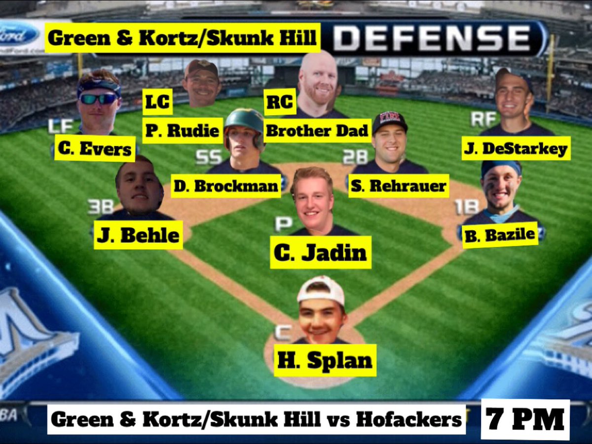 Green & Kortz/Skunk Hill Softball Team tweet media