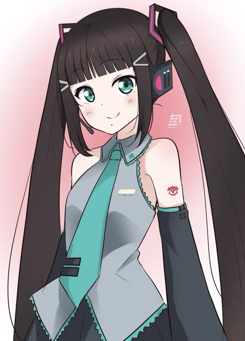 BANZAI! digital trippersミクダイヤちゃん #lovelive  #Aqours  #初音ミク 