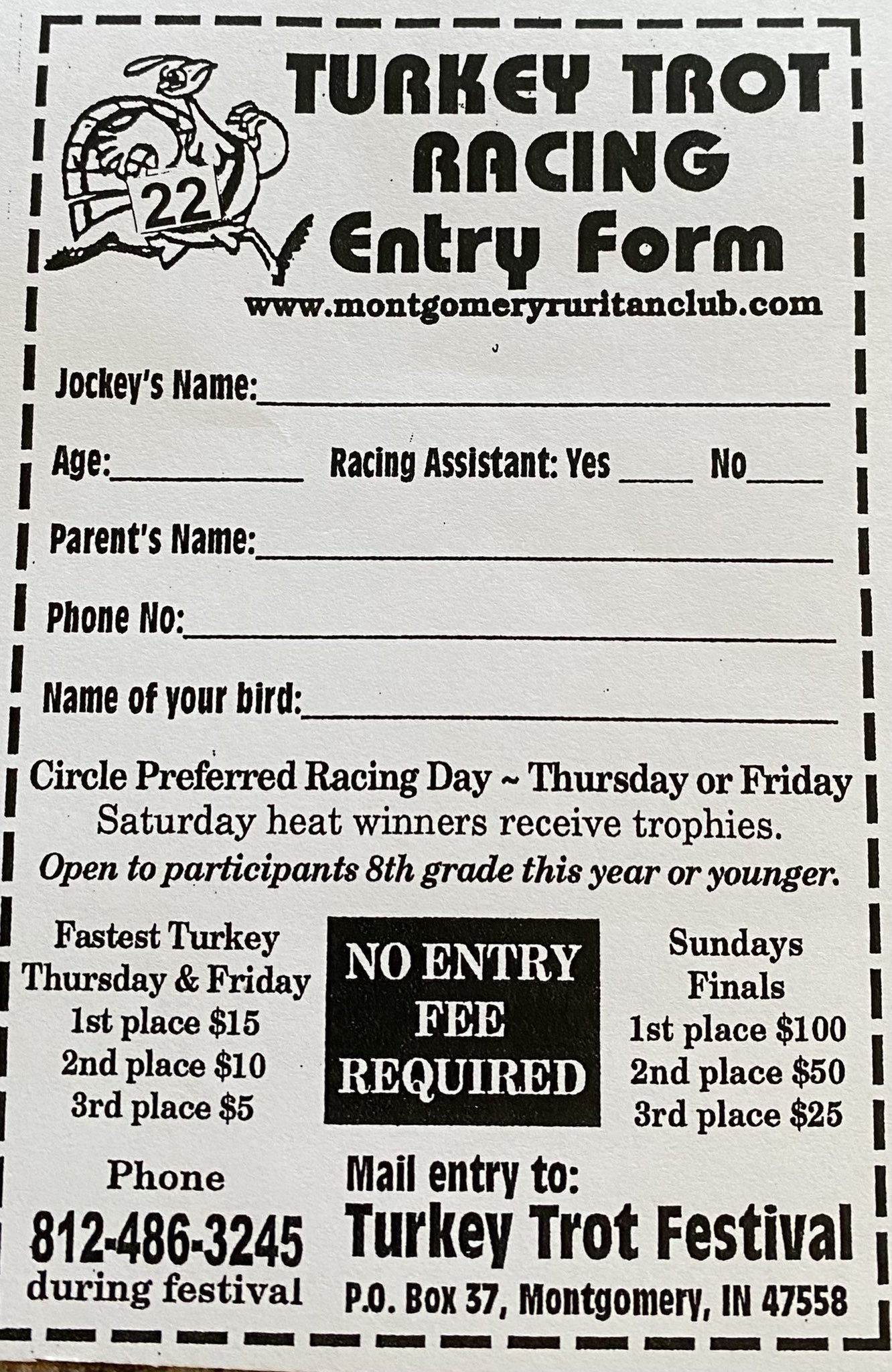 Montgomery IN Ruritan Club /Turkey Trot Festival (MontgomeryTrot