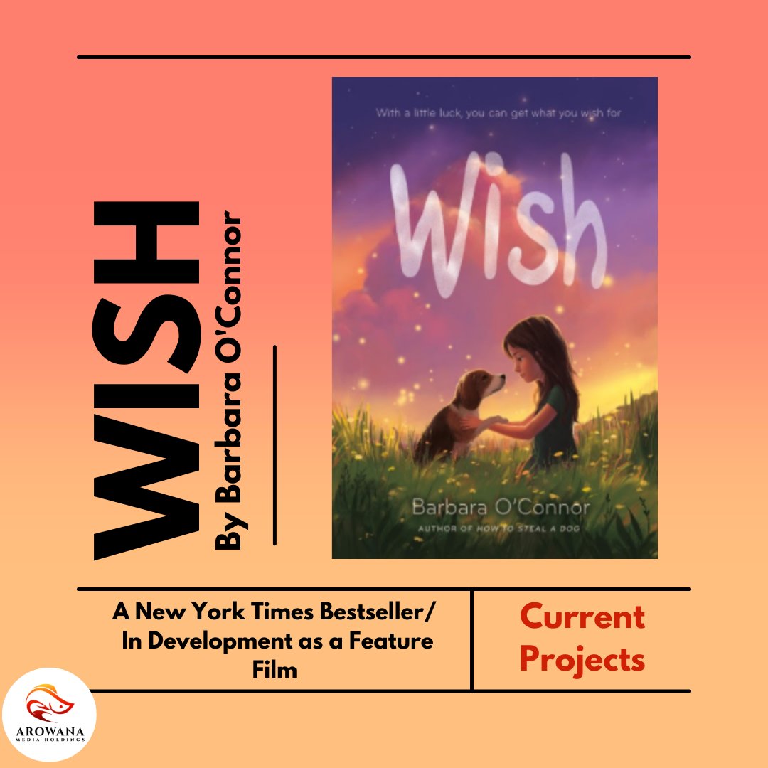 The NYT bestseller, “Wish” is now in development to become a feature film. Help Arowana make this dream a reality and get a stake in this future box-office hit! 🤝 #booktomovie #mediaindustry #investmentopportunity