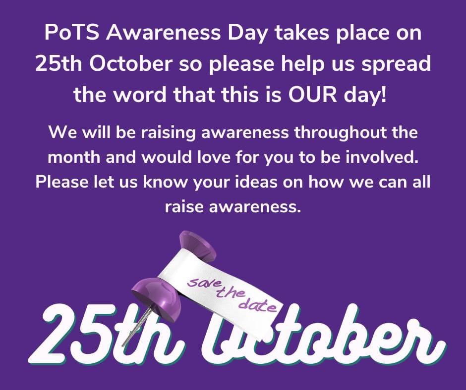 UKPoTS's tweet photo. #PoTSAwarenessDay #savethedate https://t.co/txI6Mqi8CS