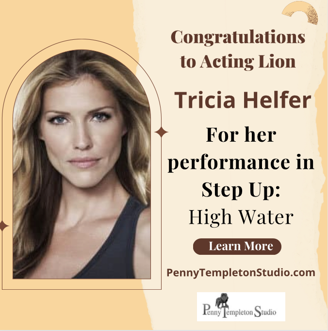 PennyTempleton's tweet photo. Celebrating Acting Lion Tricia Helfer! https://t.co/kaOebTVAjw