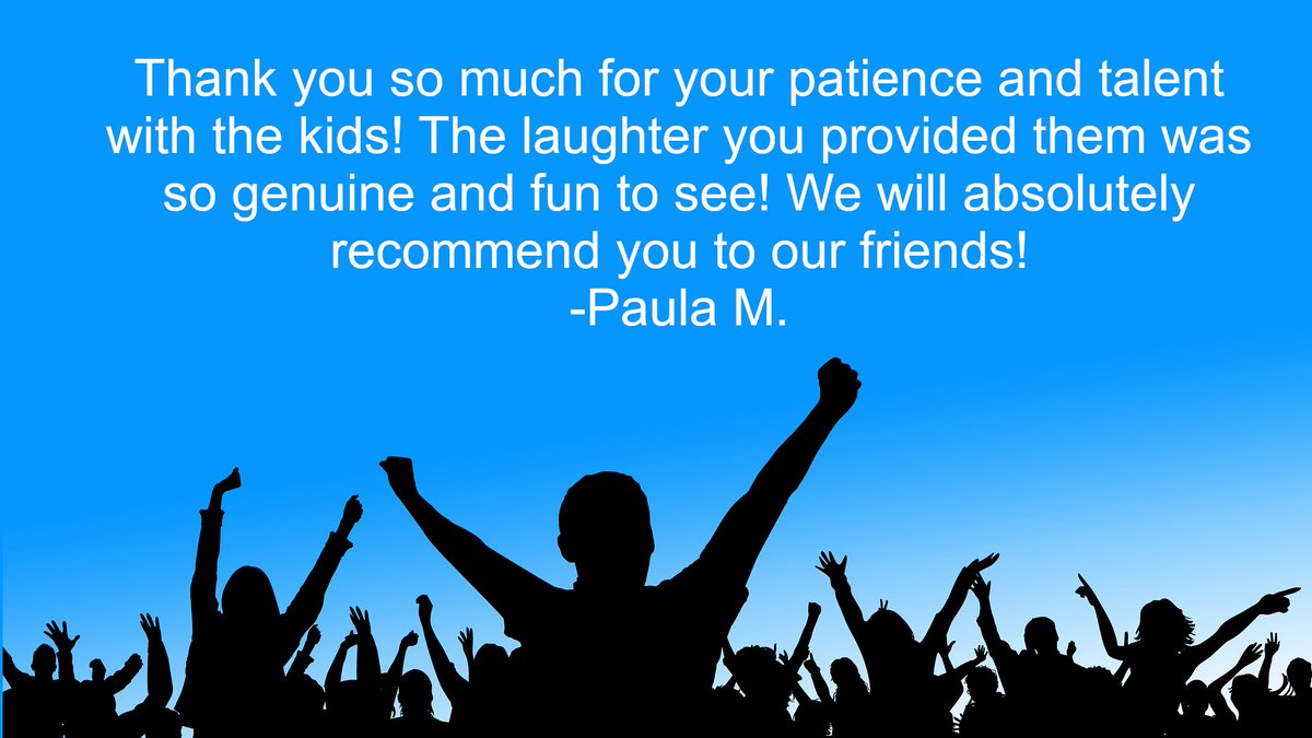 People ask if I perform for children, and I always answer, YES! If you can keep a group of 4-6 year olds engaged, you can engage an adult audience.

They are VERY different shows! 😂

#testimonial #review #kidsparty #kidsshow #magic #magician #chicagomagician #chicagomom