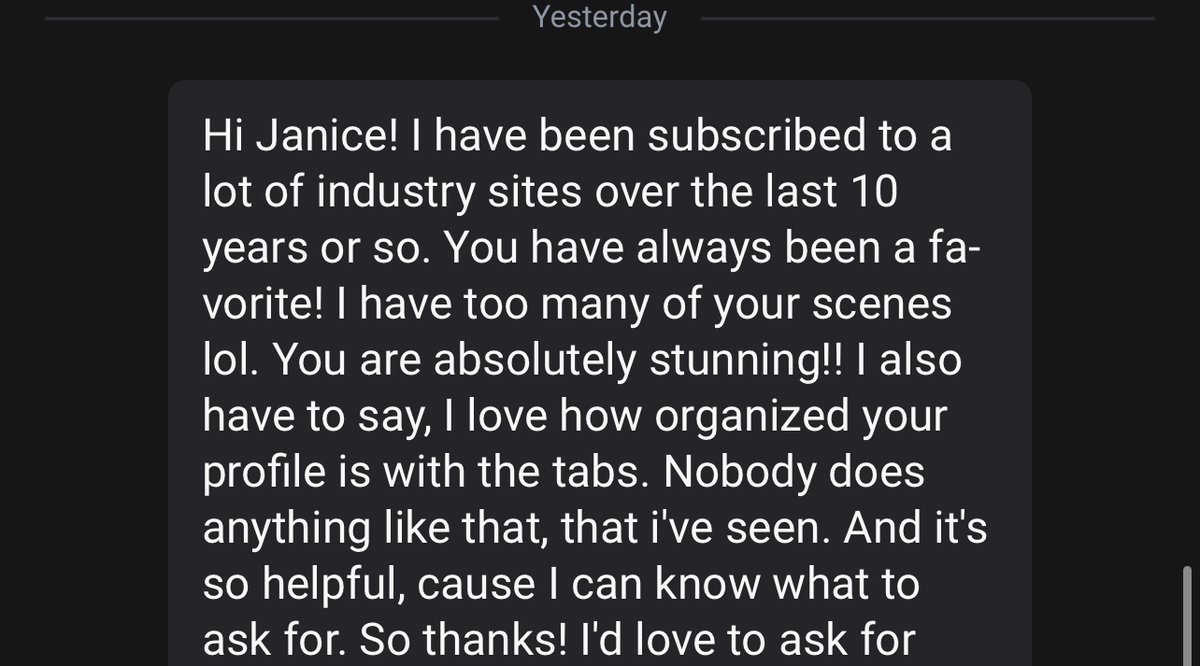 janice, but NSFW on Twitter "i went thru and labeled all of my posts