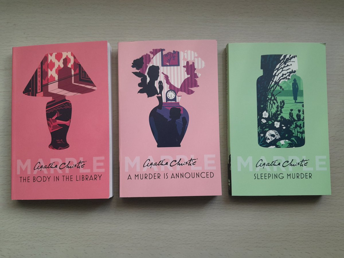 DunseithJames's tweet photo. Looking forward to reading these three #AgathaChristie #MissMarple books.
#TheBodyInTheLibrary,#AMurderIsAnnounced,and #SleepingMurder.
@FortheloveofAg1 ,@agathachristie,@goodreads . https://t.co/5HvnVAPBNf