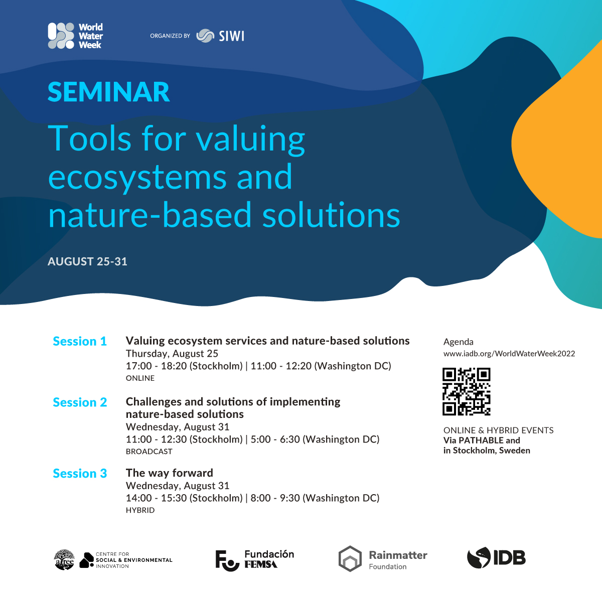 RainmatterOrg's tweet photo. Particularly looking forward to the seminar on nature-based solutions and open-access tools (Aug 25 &amp; Aug 31), such as #Jaltol. https://t.co/Ba314CaNMX
