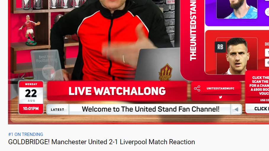 Mark Goldbridge on Twitter "Trending Number 1 on Youtube, chat full of