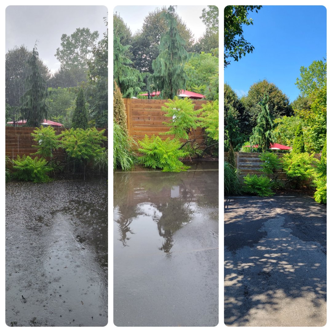 Paramount2005's tweet image. Who else had the huge downpour yesterday? Most homes struggled with the influx of rain we received, but customers who have drains installed didn't need to worry! #landscapingcompany #drainagesolutions
