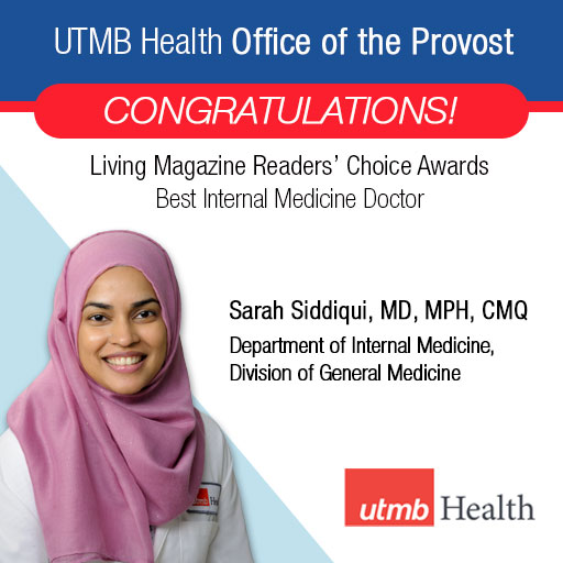 UTMB Provost's Office tweet media