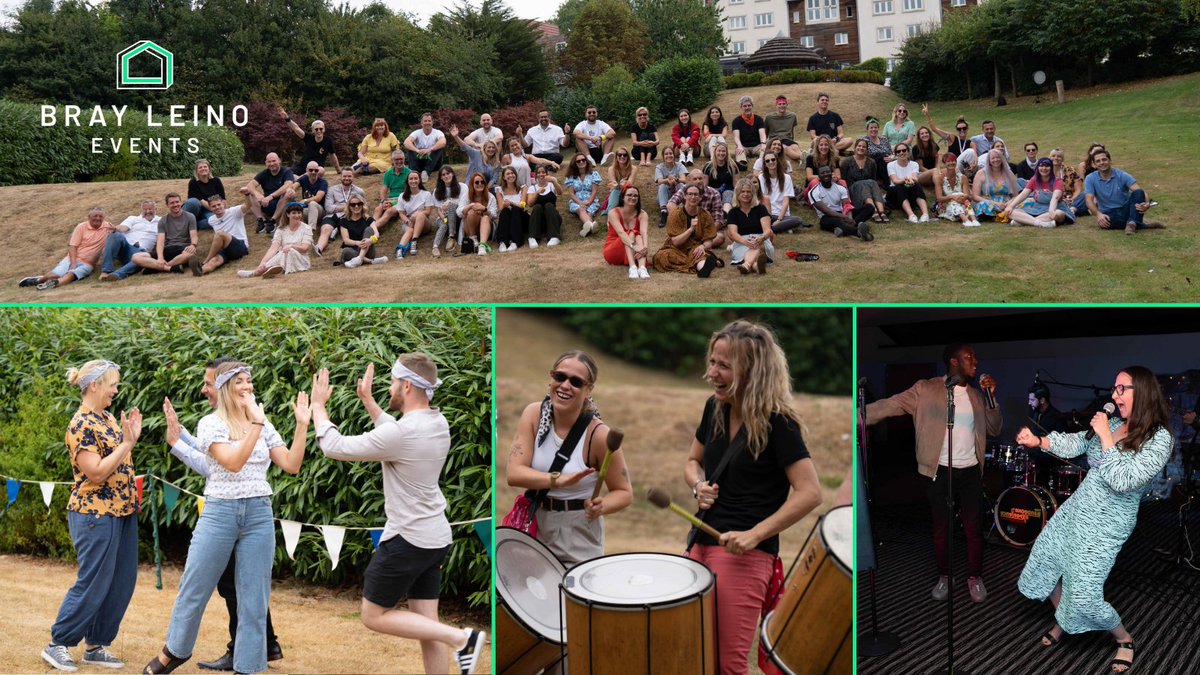 Agency Away Day 2022: A chance to get together and remember what we like about each other, fun, teamwork, friendship, problem solving, drumming, and bandeoke. That’s a normal work event, right?

#WeAreHiring - check out our live roles: brayleinoevents.com/careers/
#EventProfsUK