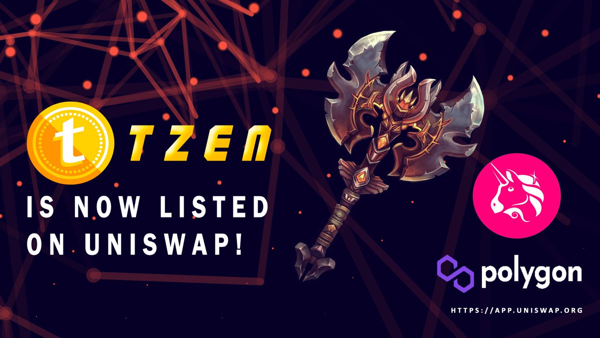 criptomuonline's tweet photo. 🪙TZEN is available on https://t.co/x2niM3SrTH
⚔ Get started: https://t.co/p2JA85itKy

#Polygon #PolygonNFT  #crypto #bitcoin #cryptocurrency #btc  #ethereum #blockchain #eth #currency #MATIC  #trading #game #exchange #uniswap  #PlayToEarn  #altcoin #ico #BNB  #TZEN #binance https://t.co/xC0sVF712P