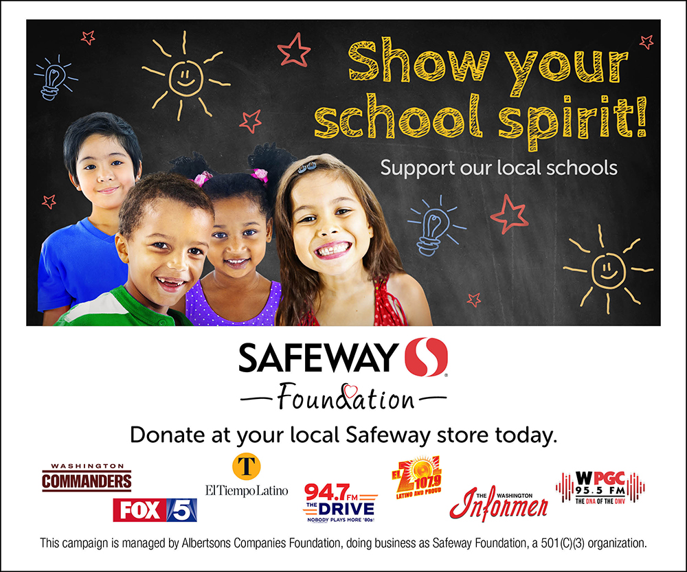 WashInformer's tweet image. One Week Left!
From August 1-31, Safeway stores will collect customer donations at checkout to support school projects, supplies, and food pantries. Each store will collect donations on behalf of one school in their community.
#Safeway #SafewayFoundation #SchoolSpirit
@fox5dc