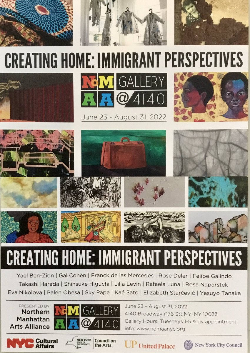 .<a href="/NoMAAarts/">NoMAA</a> see Creating Home: #Immigrant Perspectives #art #exhibition Sat, Aug 27 &amp; Tue, Aug 30 from 1-5pm #NYC #Harlem #WashingtonHeights #Inwood <a href="/Uptowncollectiv/">Uptown Collective</a> <a href="/HeightSites/">HeightSites</a> <a href="/WestHarlemDC/">West Harlem Development Corporation</a> <a href="/LittleDRNYC/">Little Dominican Republic</a> <a href="/Led_Black/">Led Black</a> <a href="/HarlemOneStop/">HarlemOneStop.com</a>
