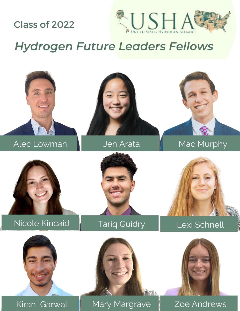 We are incredibly proud of our first class of #hydrogen future leaders #fellowship program. More to come on their monumental contributions towards building the #hydrogeneconomy in the coming weeks. ushydrogenalliance.org/first-class-of…