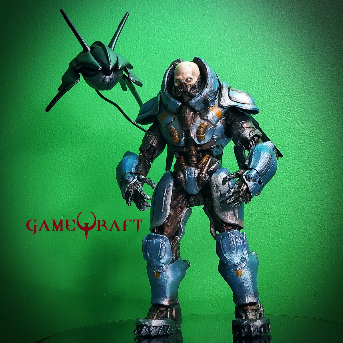 GameQraft's tweet photo. GLADIATOR AND VIPER
Huge, menacing, and well armored, this Gladiator unit proved its ability in commanding a recon drone
Strogg & Peeker - Quake Champions
3D printed Articulated, Modular design
#quake #quakechampions #stroggandpeeker #idsoftware #quakecon #quakecon2022 #gameqraft https://t.co/j0eu60HcFa