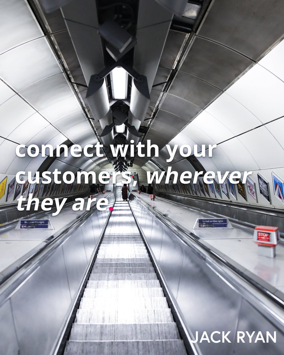 wearejackryan's tweet photo. Connect with your customers, wherever they are. 

Choosing new Out of Home, Programmatic and contextual social you can ensure enhanced frequency targeting of prospective customers at home and on the move.

Drive the change your brand needs at https://t.co/RPUEQsQp8A

 #marketing https://t.co/e1qZx9orc3
