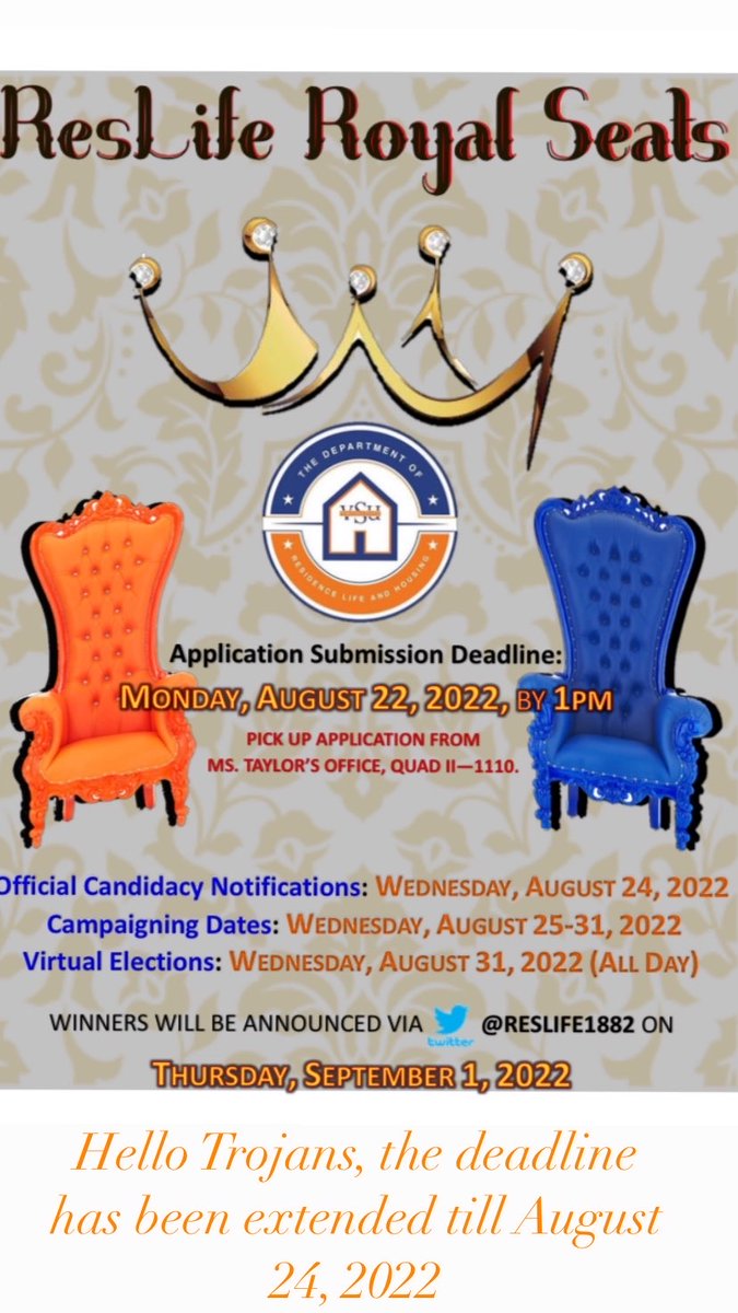 You asked...We answered:: The Deadline has been EXTENDED!!! COME GET YOUR APPLICATION NOW!!!