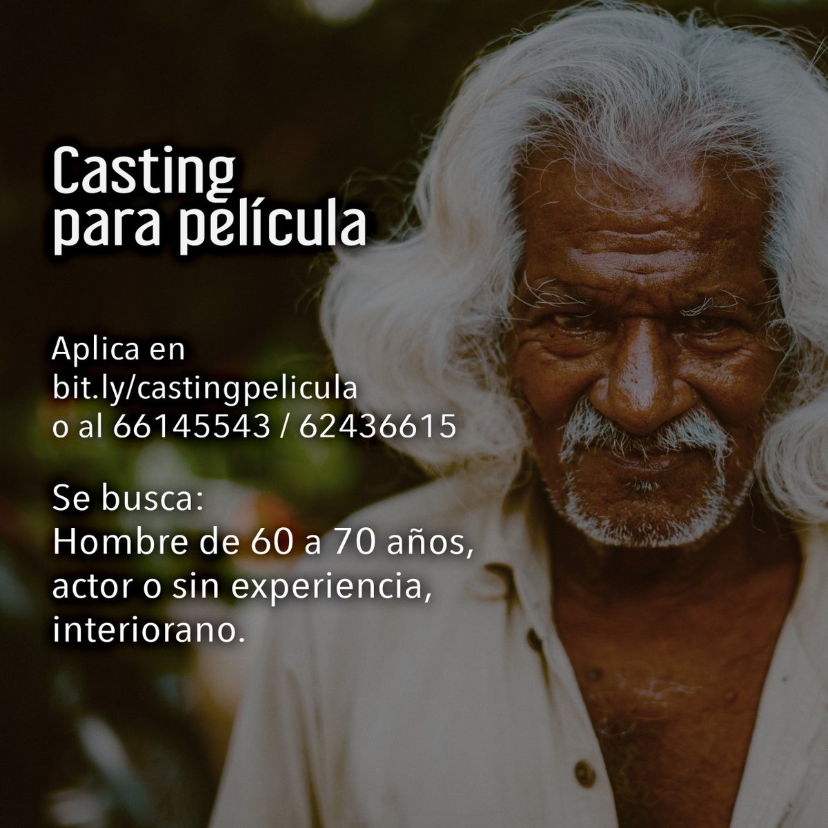 sikhit's tweet photo. Se busca para película que estaremos grabando en Panamá finales de septiembre!! https://t.co/6enjhxBaNn