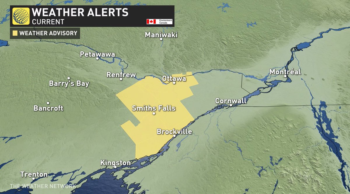 The Weather Network on Twitter "A weather advisory has been issued for