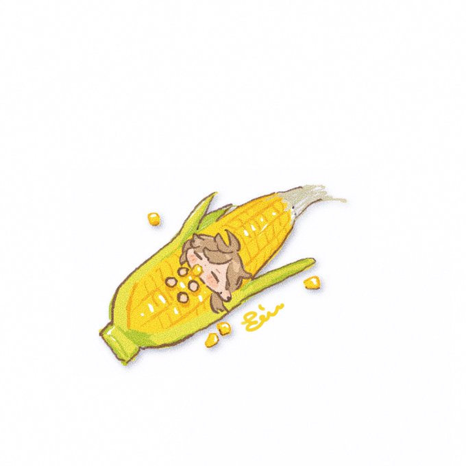 「corn white background」 illustration images(Latest)