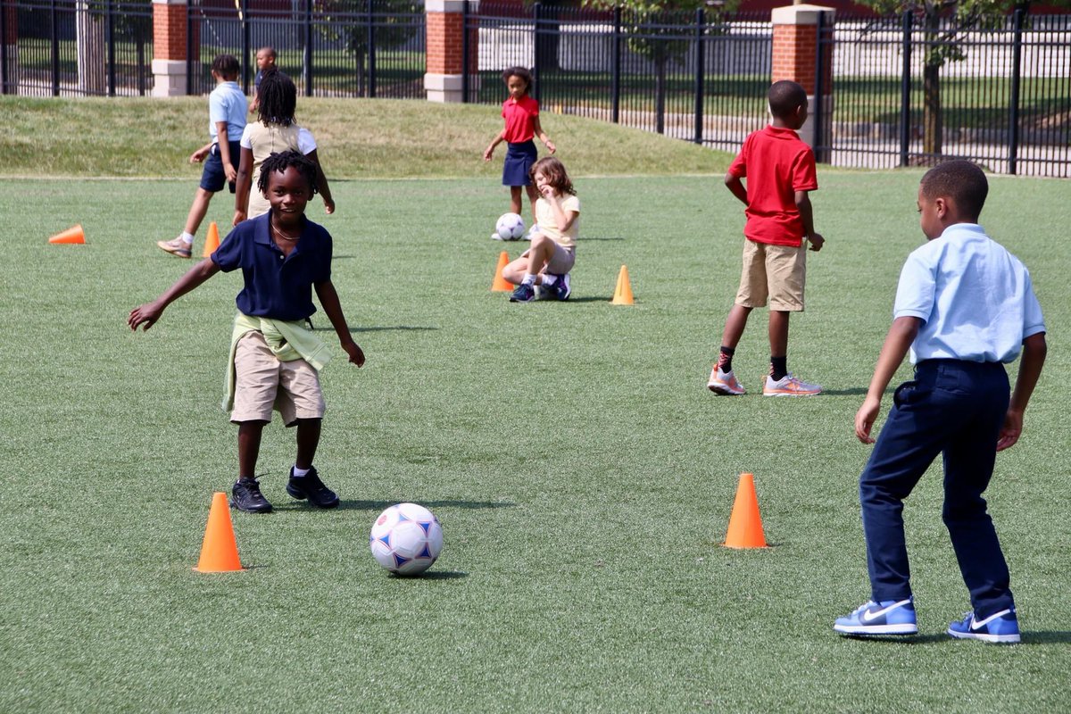 CityAcademy's tweet photo. Congratulations to @stlCITYsc on securing a spot in the MLS NEXT Pro Playoffs on Sunday in their very first season!

Coach Powell has our Upper School students practicing their soccer skills out on the field this week - maybe we have some future City SC stars among us!? https://t.co/E6G4UrV5QX