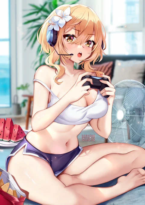 Gamer Girl Lumine #原神 #GenshinImpact 