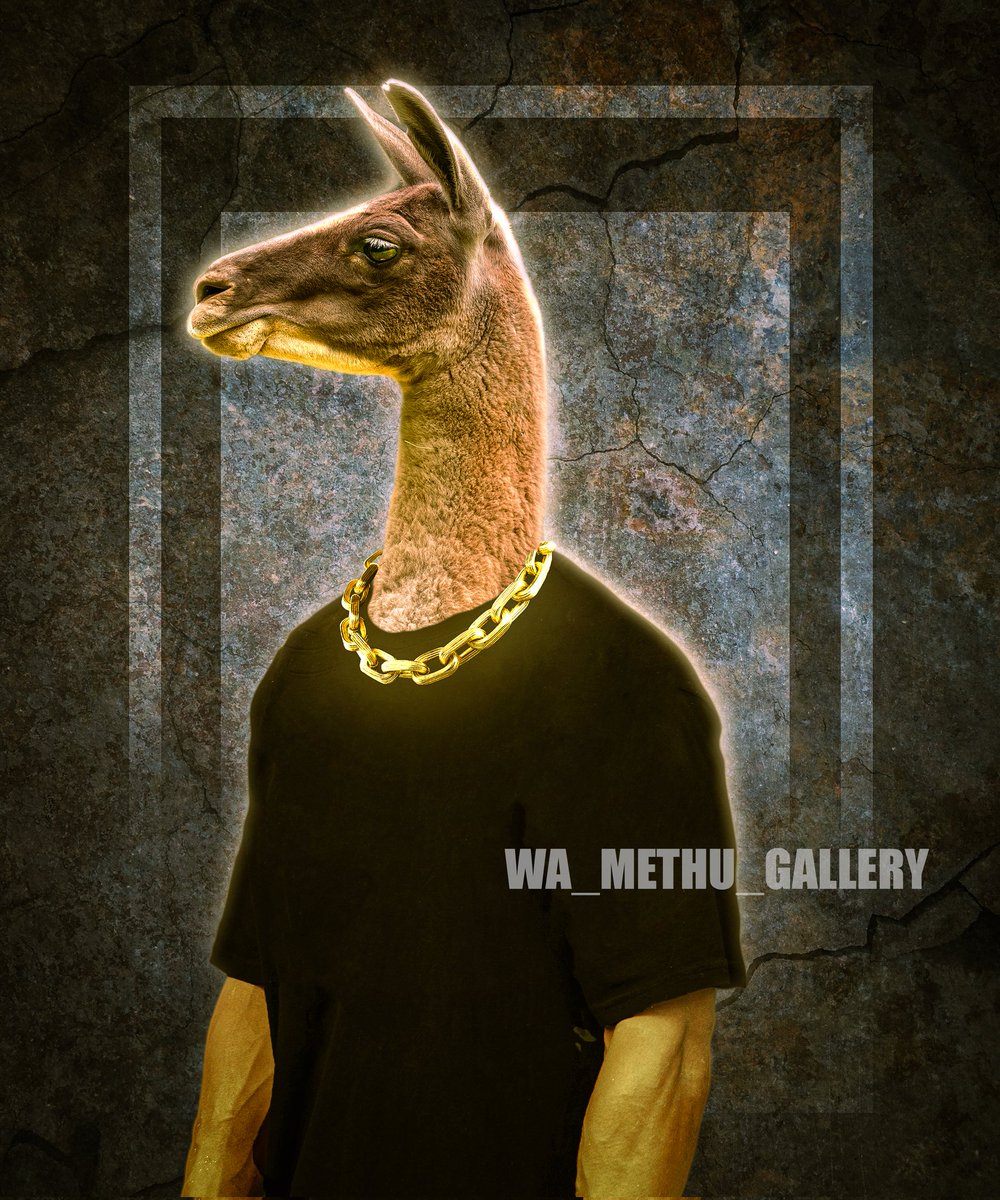 Llama human 😺 😍❤️ SOLD OUT
Art by #wamathugallery 
#rawpixel
#pexel #artgallery #arts #dogartwork #animals #llama #llamas #llamalove #animalhumanemn 
#nft #nftart #nftcommunity #nftartist #photoshop 
#photoshopedit  #illustration #illustrator #artist #artoftheday