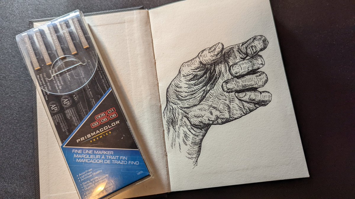 Back to drawing hands again.