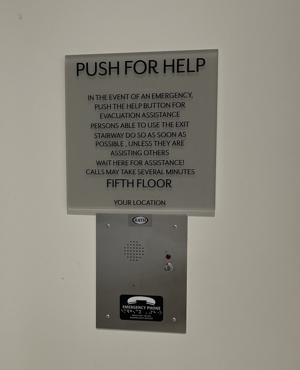 45 minutes later, still trapped on the fifth floor of the building where neither elevator is working, and the emergency phone is inoperable. It’s been a ROUGH few days.
