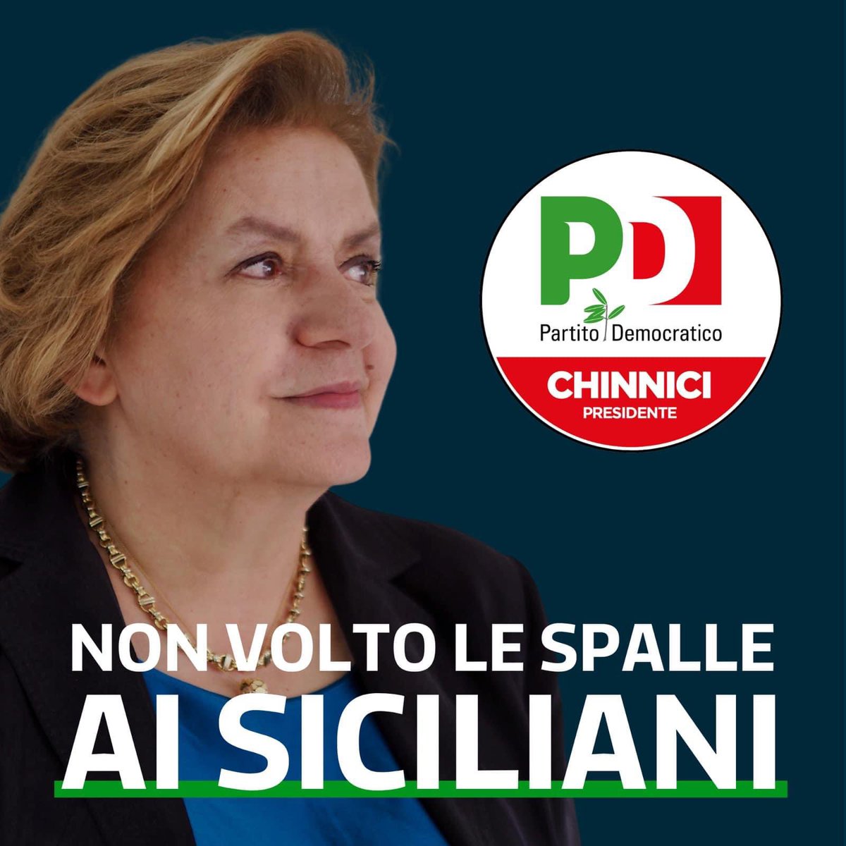“Non volterò le spalle agli elettori, quelli che hanno votato alle primarie e anche i tantissimi altri che sono pronti a sostenermi” così <a href="/CaterinaChinnic/">Caterina Chinnici</a> che conferma il suo impegno a disposizione della Sicilia. 
Il PD è al tuo fianco, forza Caterina💪