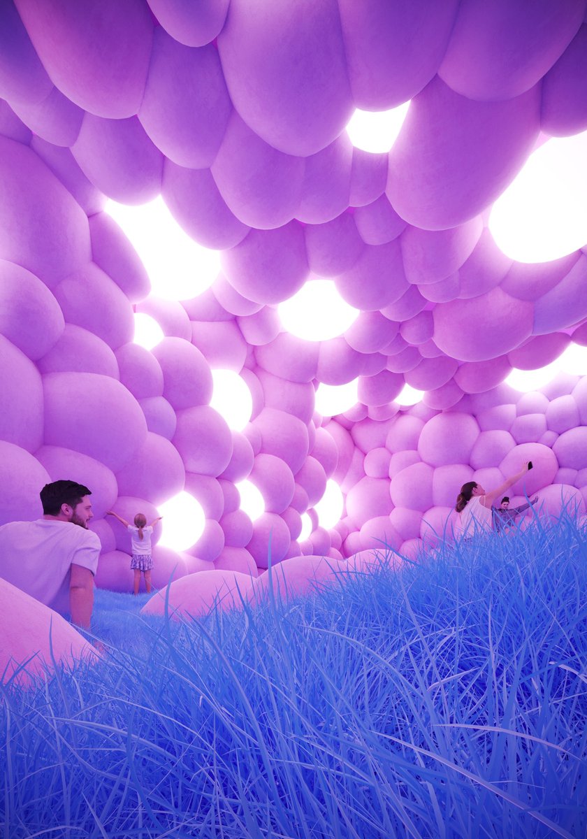 lemealstudio's tweet image. Our small concepts for Museum of Emotions. 
This room is for the positive emotions. Honestly it is very hard to create something that has to make people feel positive when you're drowning in negativity on your own, when you're surrounded by problems that you can't solve.