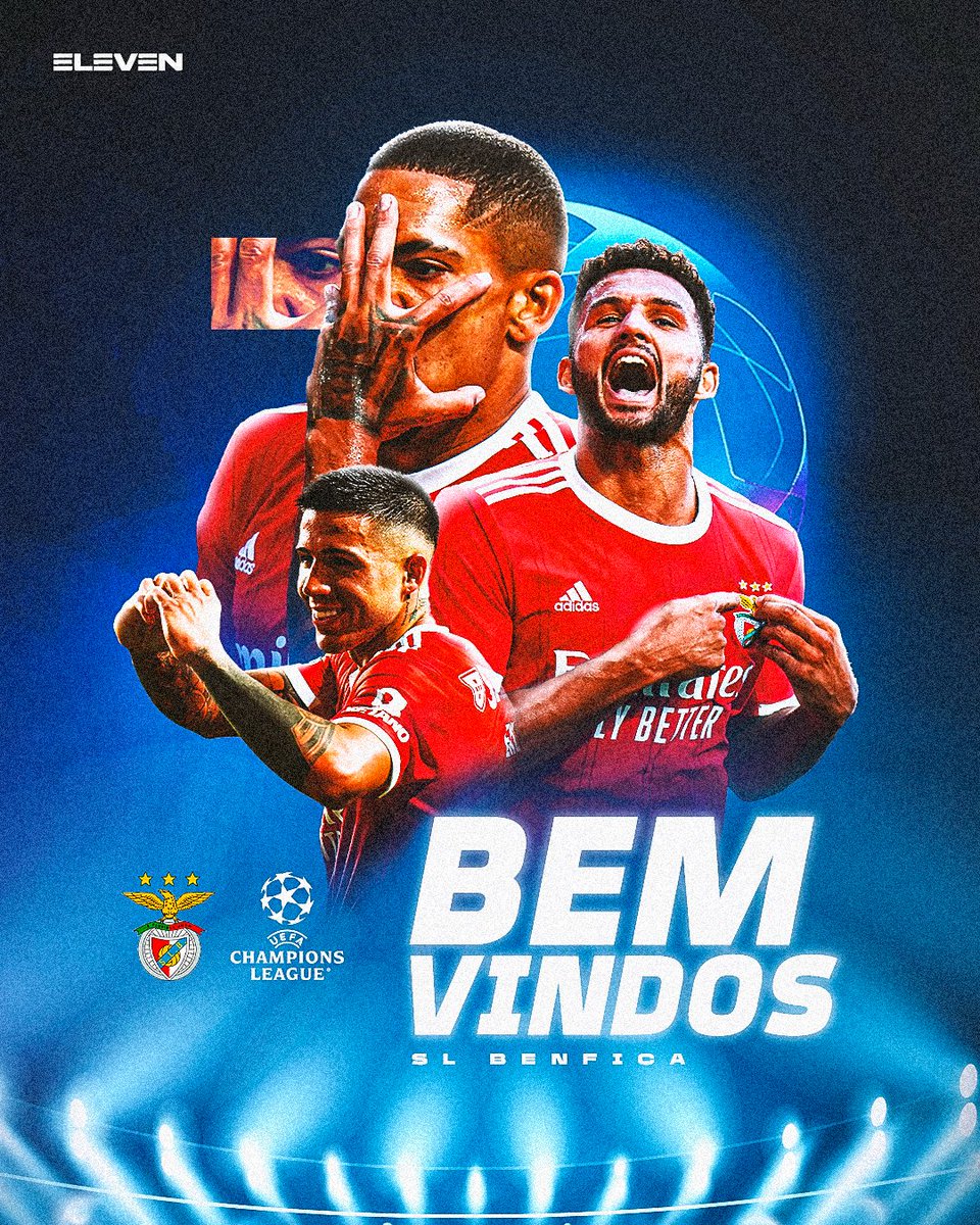 🤩 Bem-vindos à Champions, <a href="/SLBenfica/">SL Benfica</a>! 

#ChampionsELEVEN
