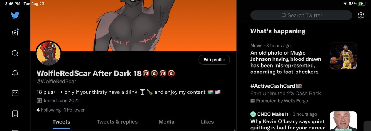 WRedscar's tweet photo. Finally got my after dark  profile!🔞 + only , Content is coming soon please give a follow and feast your eyes  👀 https://t.co/QTf708yUPP