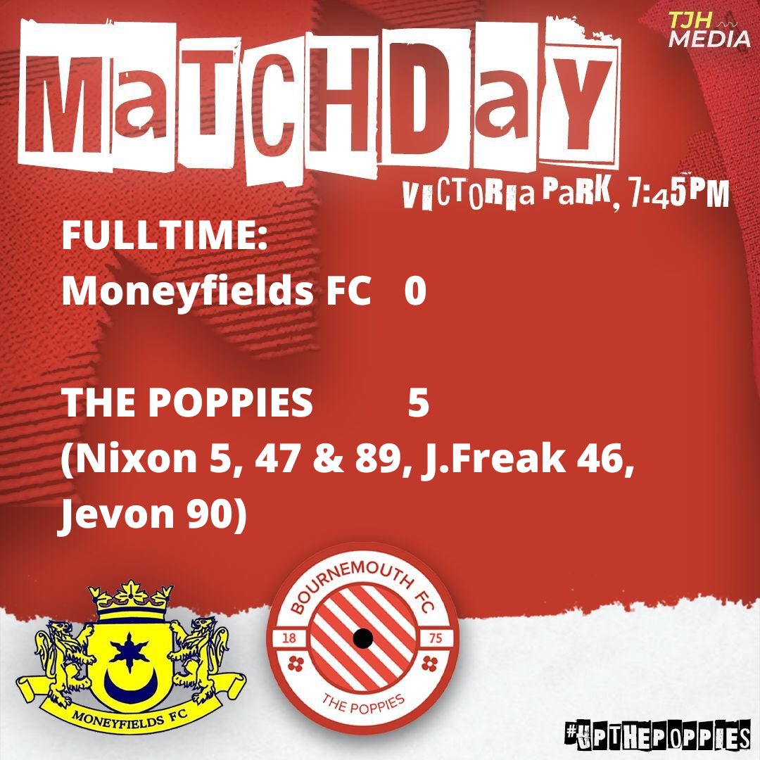 O_BournemouthFC's tweet photo. It‘a all over!
Great performance by Poppies!
DOMINANT!

@bournemouthecho @echosportdan @echosportjack @wessexleague  @mediabmth @journalism_bu https://t.co/wanKRgaCNa