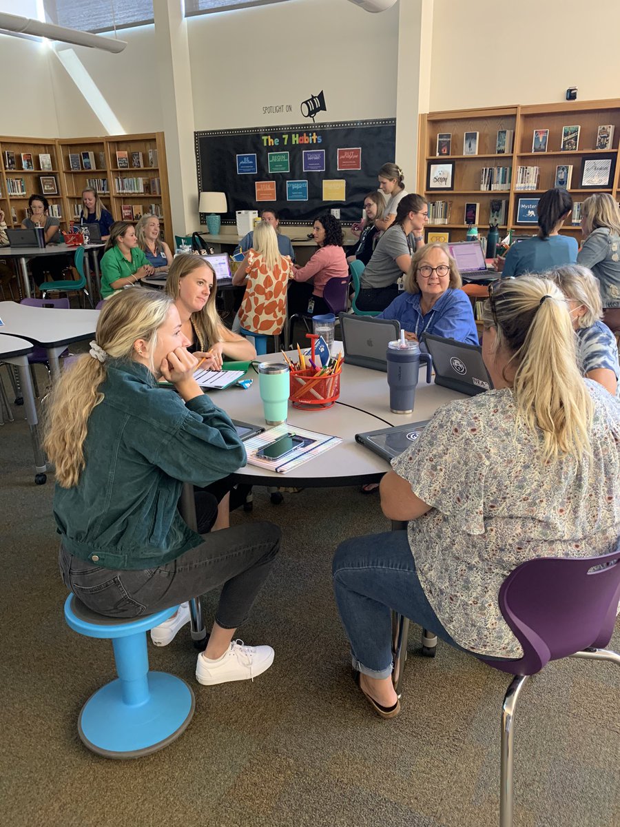 Staff Action Teams driving school improvement at Belinder. Teacher leadership is so vital to our success! <a href="/theSMSD/">SM School District</a> #theleaderinme