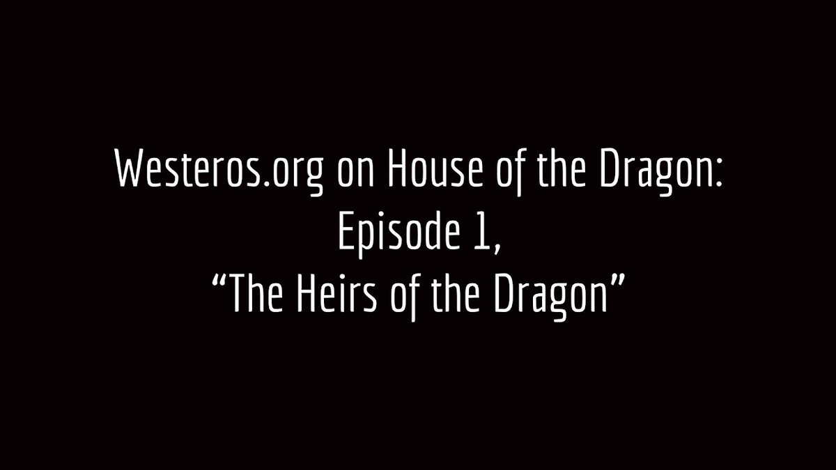 westerosorg's tweet photo. Video on Episode 1 of House of the Dragon: Been a long time since we’ve done one of these, and suffice it to say the combination of rusty recollection plus a bunch of new equipment made this a bit of a trial. Add a… https://t.co/j2xHrGMKZq #HouseOftheDragon #Youtube #NotAReview https://t.co/n9wigzPQxp