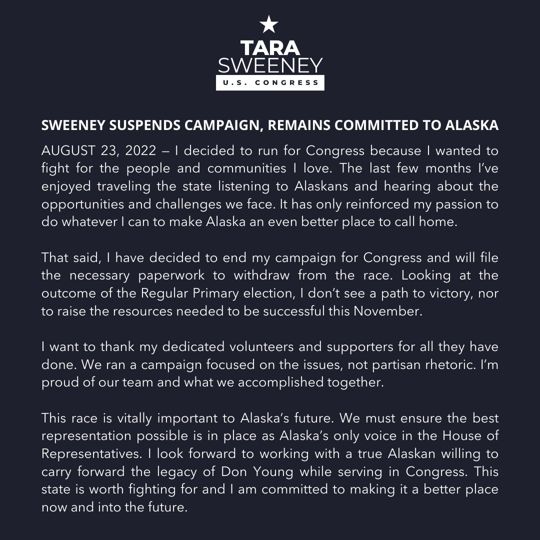 Please see below for my latest statement. Thank you.