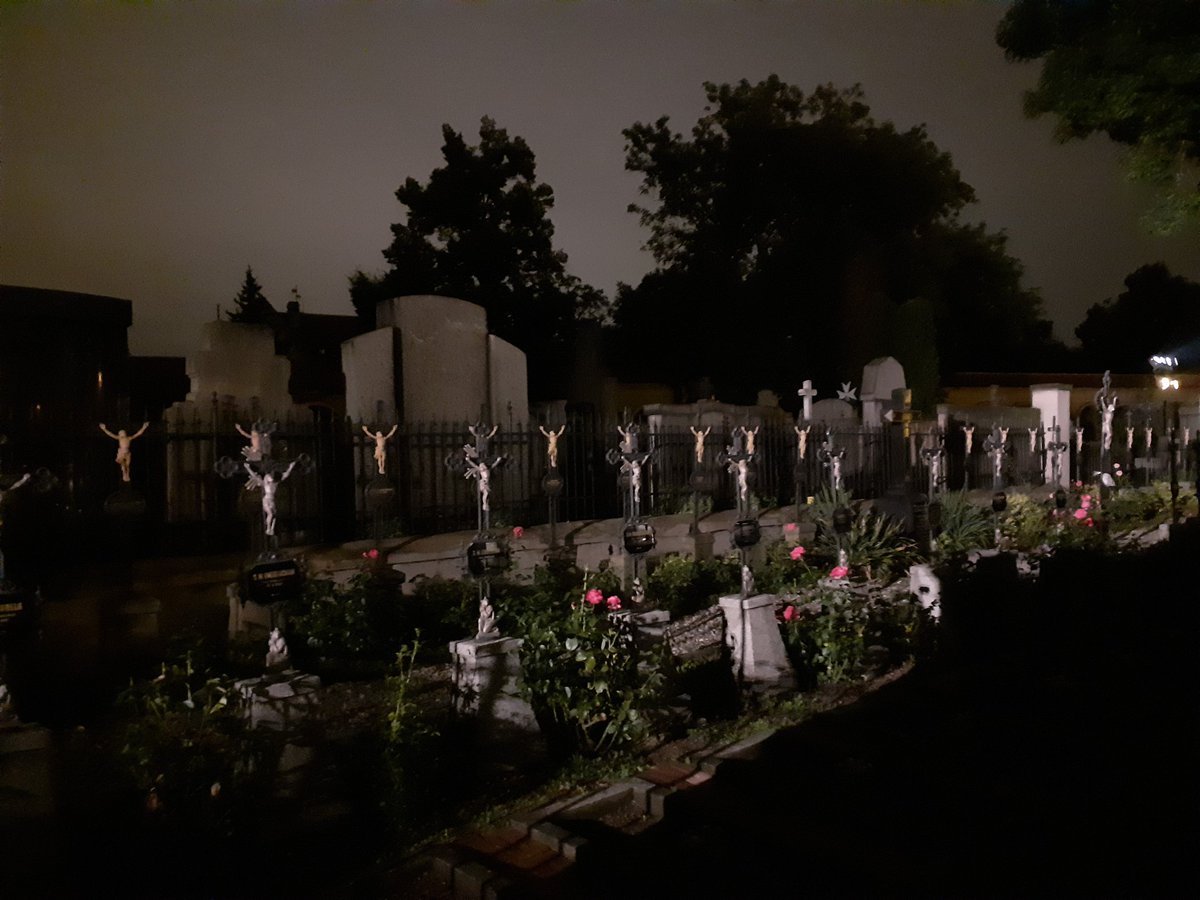 LaraWeissRPM's tweet photo. Skipping the #MuseumNight #party @IcomGC and getting some rest and serenity instead. #worklifebalance #ConferenceLife #ICOMPrague2022 #icom2022 #breathe #cemetery #WalkingDead #Friedhof #Nightwalk #CityoftheDead #cipeg #Cipeg22 #rest #serenity #tombstones #tombs #Prague https://t.co/xSPmYi4eX3