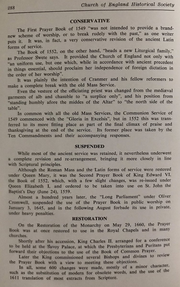 AustAnglican's tweet photo. Today marks #360years (24 August 1662) since the Book of Common Prayer first came into use. #BCP #anglican @bcpnocontext @prayerbook_soc I’m sharing an article (September 1962, for the 300th anniversary) from the Church of England Historical Society Journal: https://t.co/iZee2D51O4
