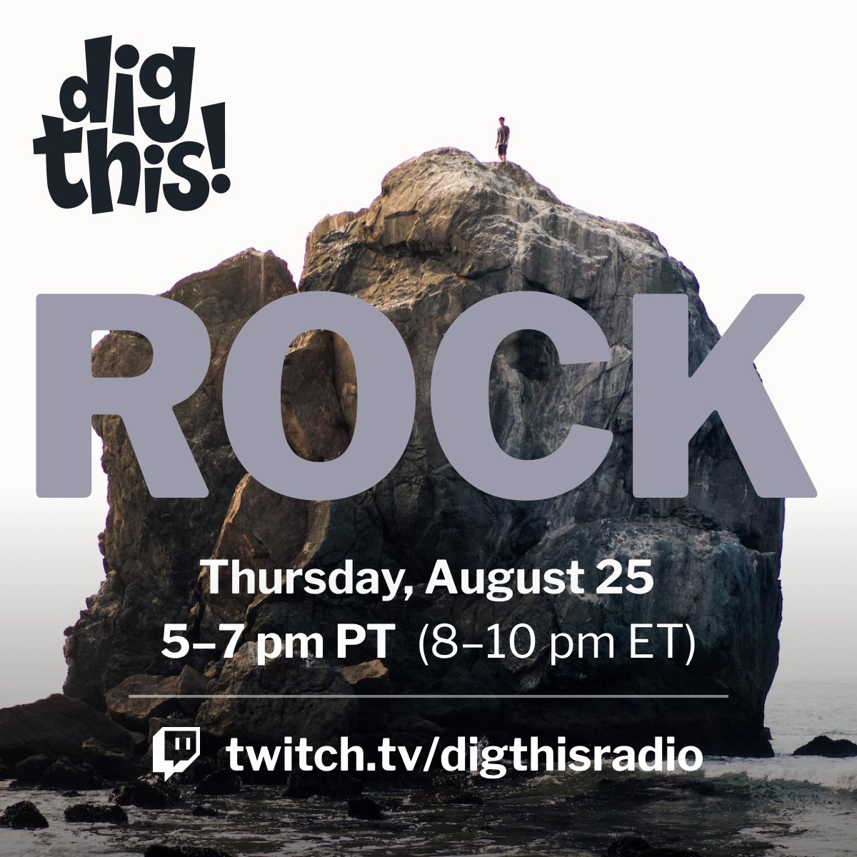 digthisradio's tweet photo. This week: a rare ROCK mix, featuring prog, metal, punk, fusion, and who knows what else?!

Thursday, August 11
5 to 7 pm PT

🤘 https://t.co/PfVPIFOtQ5 https://t.co/mvn4BdVLSu