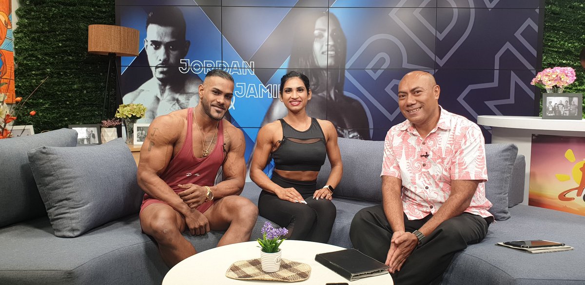 We wish reigning Mr Fiji Jordan Pillay and Jamie Mitchell all the best at the NZ Bodybuilding Championships. The duo jet out tomorrow ahead of the competition starting on Saturday.