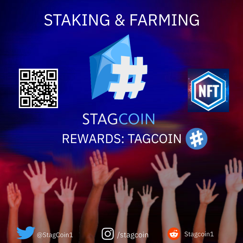 StagCoin1's tweet photo. https://t.co/EKC9dtlVxr #Stagcoin #stagcoin #Tagprotocol #Rewards #cryptocurrency #NFTs #Mining #crypto #Hashtags #staking #StakingRewards https://t.co/k6aGlH5hBG