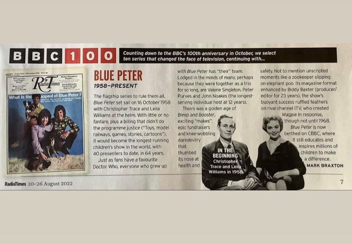 John Hesketh on Twitter "From this week radiotimes BluePeter one of