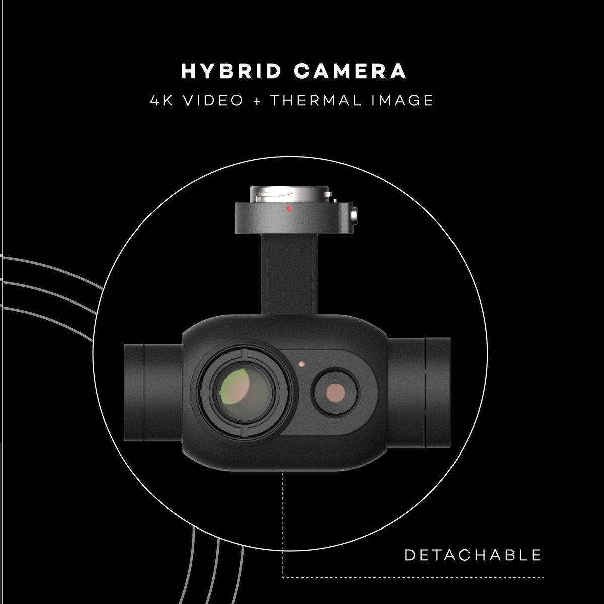 xdynamicsglobal's tweet photo. What this? Yes this is our Hybrid Thermal Camera! #XDynamics #ThermalCamera #dronephotography https://t.co/Vtz57TvTDC