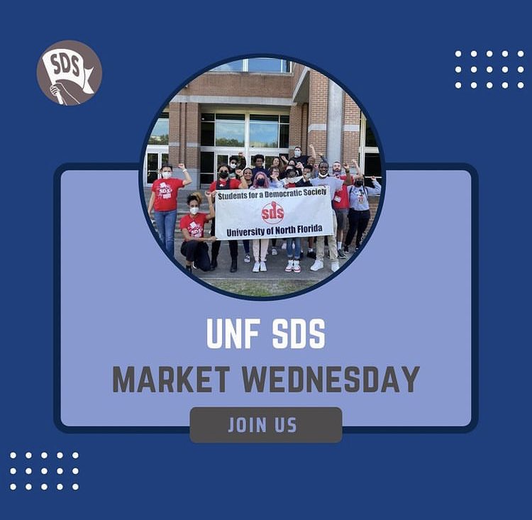 Come see us tomorrow at Market Wednesday to learn about what we do as a group and how you can help fight back on campus!