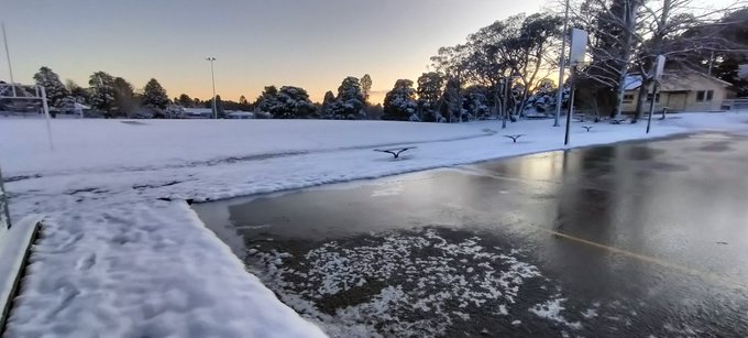 See Photos Video Of The Snowfalls Across South Eastern Australia Lismore City News Lismore New South Wales