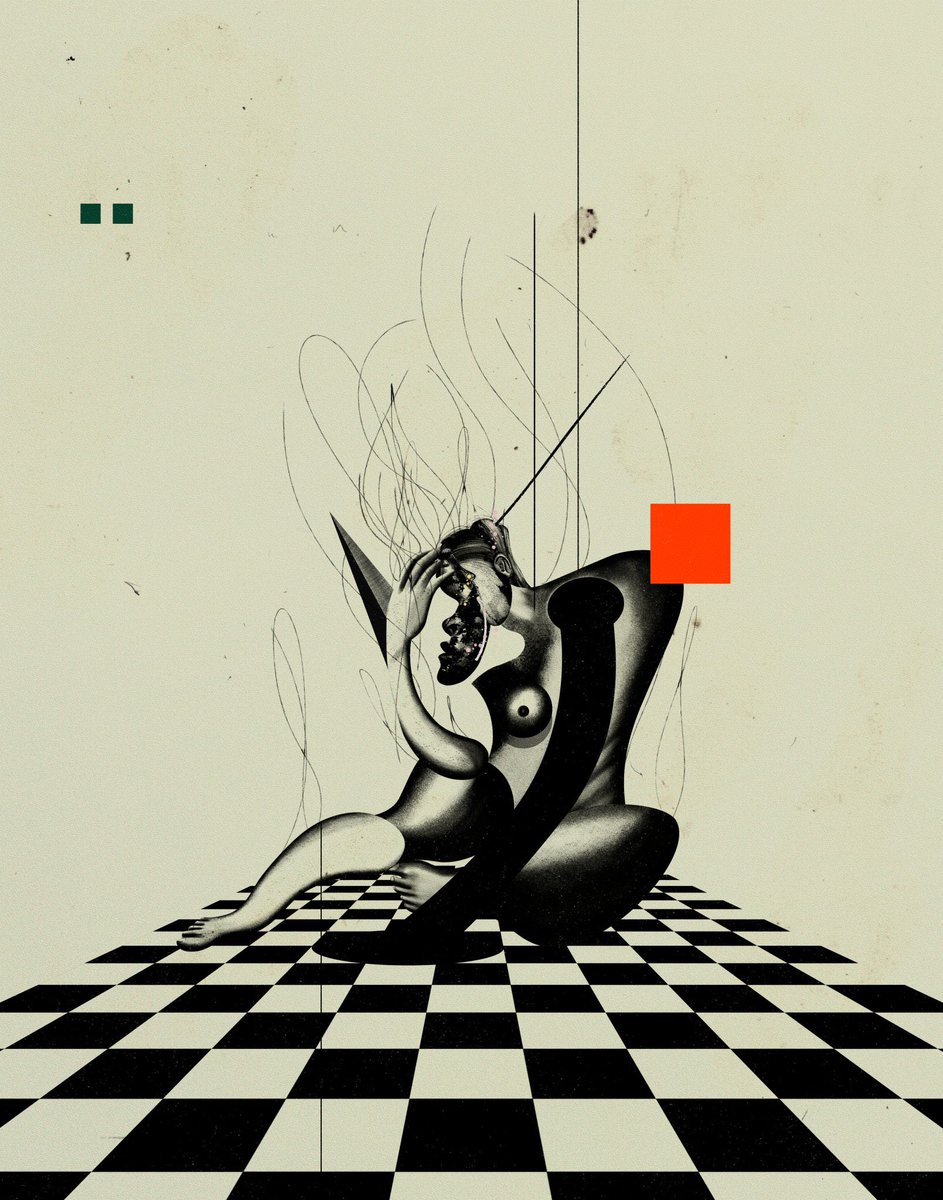 「'Reflection Taunts My Empty Soul'Current」|Etiene Craussのイラスト