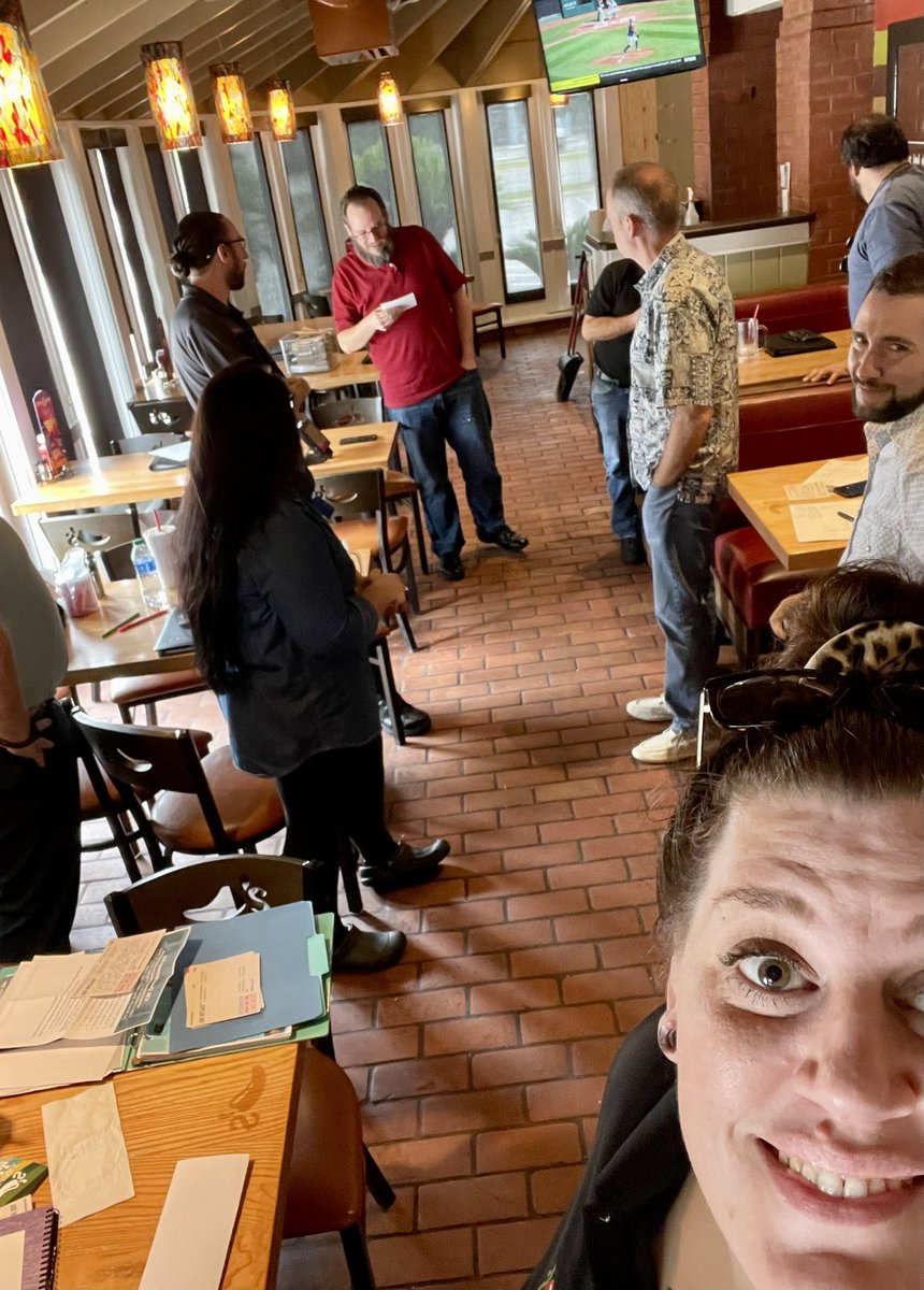AprilGoodson4's tweet photo. We had a fantastic CSL Development Day today. We all learned a lot and had a lot of fun. These CSLs are ready to grow in their restaurants. #trainingmatters #futurebench #growingsunflowers 🌻🌻🌶❤️ #BeastintheSE #JiMoney #chilislove @Billsmakemesad @tinkforever123 https://t.co/qzq12Q8Zmh