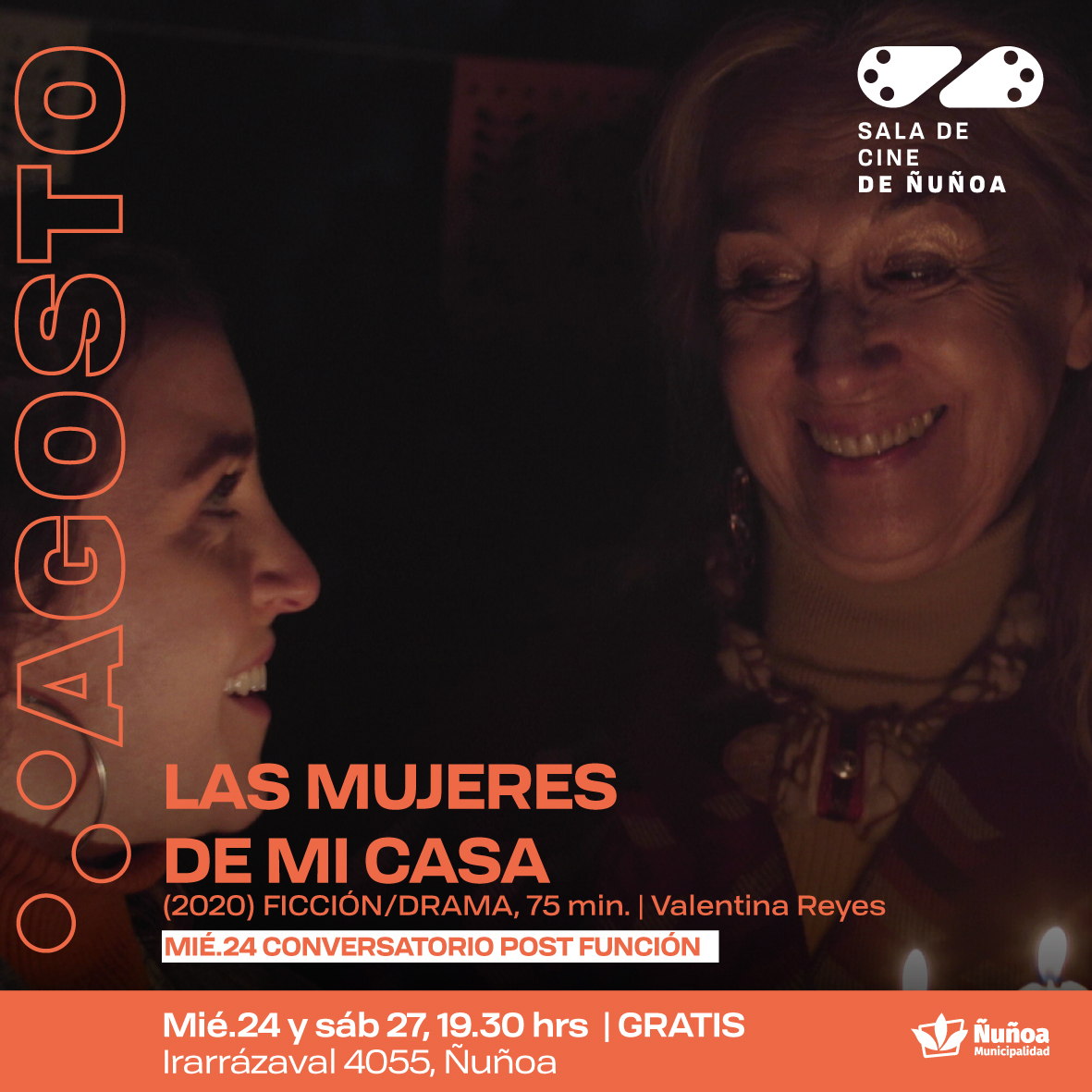 culturanunoa's tweet photo. Les presentamos la programación de esta primera semana en acción de la #SaladeCinedeÑuñoa 🎬💥🍿
Entrada gratuita por orden de llegada (sin inscripción previa) hasta agotar capacidad (74 butacas).
Para más información visita 📲 https://t.co/MZ8q7CldkL
#VolverAMirarnos https://t.co/gU7MTk18rY