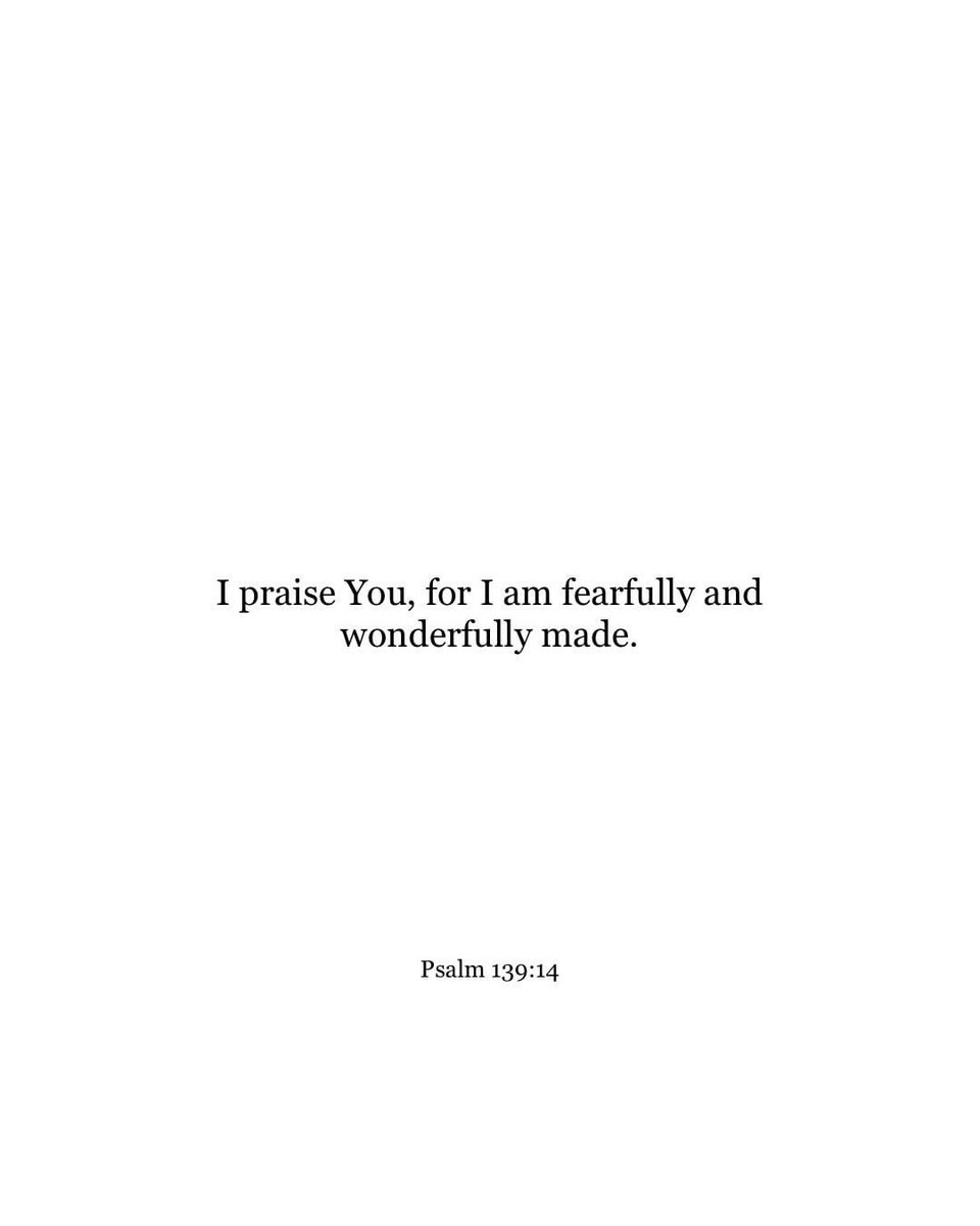 YouVersion's tweet photo. Psalm 139:14 https://t.co/53xGfJ4OHl